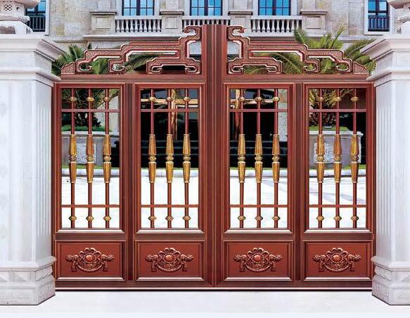 铝艺大门定制(图1)